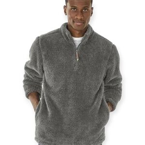 American Tradition Trinity Funnel Neck Sweatshirt Plush Pullover Gray size 2X